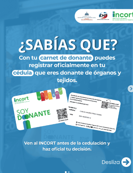 El Instituto Nacional de Coordinaci&oacute;n de Trasplantes (Incort) llam&oacute; a la ciudadan&iacute;a a formalizar su voluntad de donar.