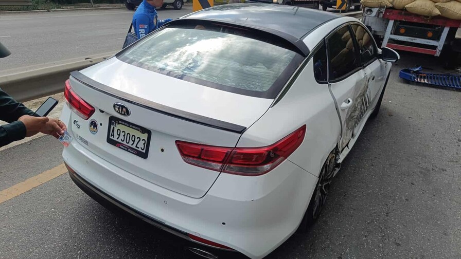 Choque m&uacute;ltiple de cinco veh&iacute;culos causa largo tap&oacute;n en la autopista Joaqu&iacute;n Balaguer