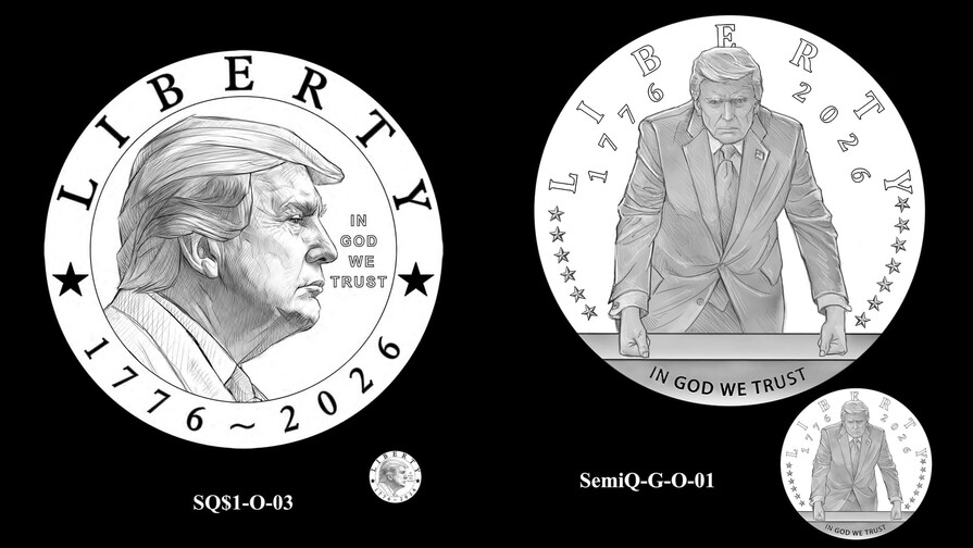 Moneda de oro con imagen de Trump es aprobada por un comité federal de EE. UU.