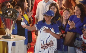 Delcy Rodr&iacute;guez gestiona con EE. UU. visita a Venezuela de jugadores que ganaron el Cl&aacute;sico