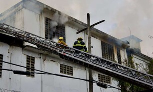 Solo se registran da&ntilde;os materiales por fuego en el Banreservas