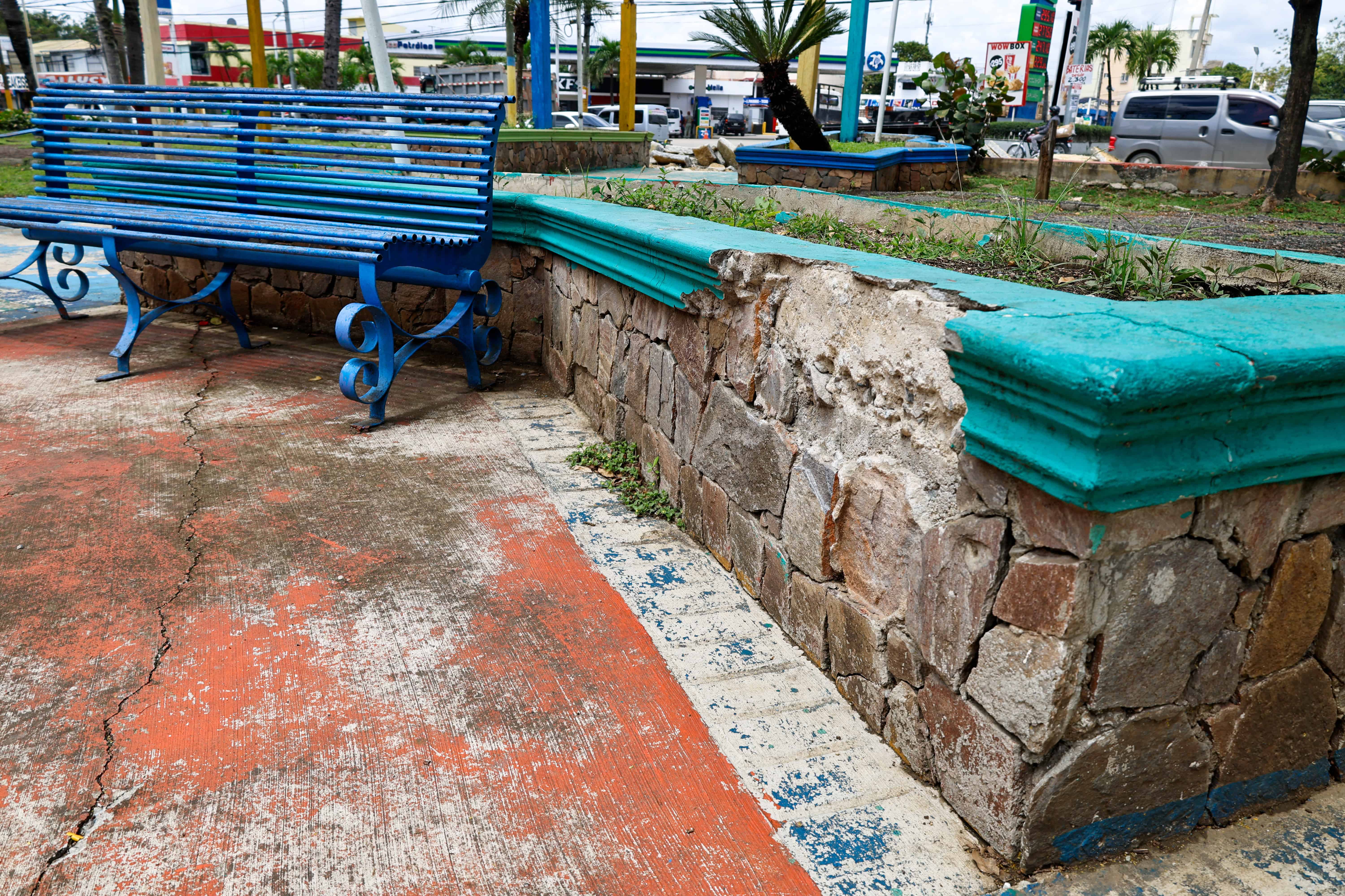 El deterioro es evidente.