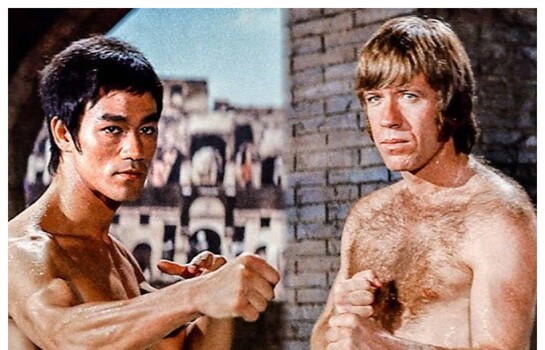 Muerte de Chuck Norris: la verdad sobre su pelea con Bruce Lee en una escena que redefini&oacute; el cine