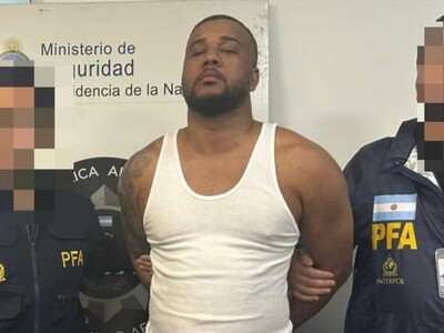 Captura fugitivo dominicano en Argentina por homicidio