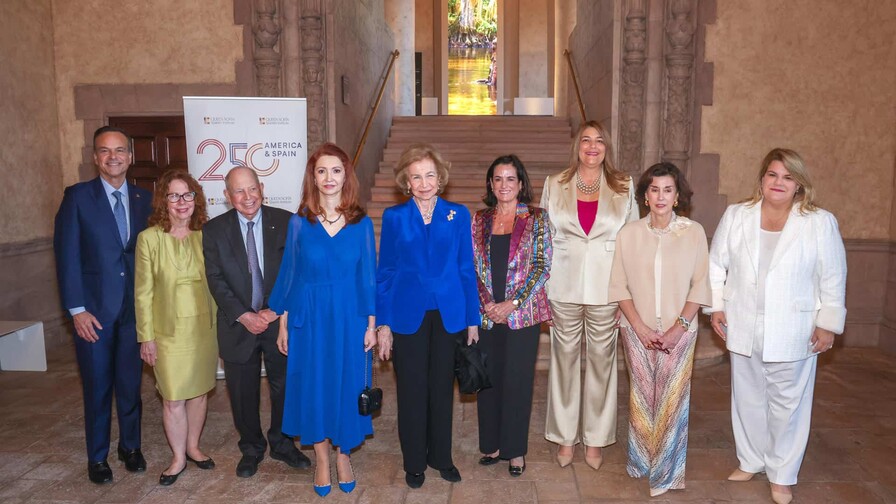 La reina Sofía inaugura en Miami America&Spain250 para celebrar los 250 años de EE. UU. La reina Sofía inaugura en Miami America&Spain250 para celebrar los 250 años de EE. UU.