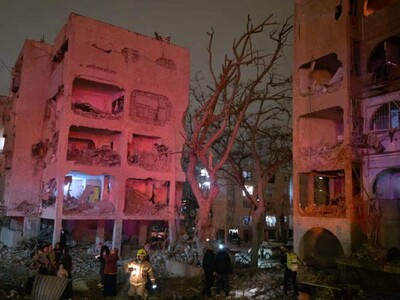 Misil en Arad causa heridos y daños en edificios