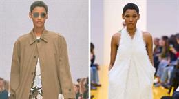 La modelo dominicana Yaina Cuevas debuta en Par&iacute;s desfilando para Saint Laurent