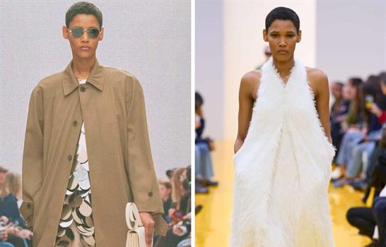 La modelo dominicana Yaina Cuevas debuta en Par&iacute;s desfilando para Saint Laurent