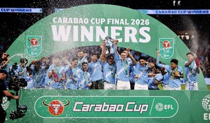 Manchester City se lleva primer t&iacute;tulo del a&ntilde;o al ganar la Copa de la Liga inglesa