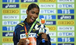 La colombiana Natalia Linares logra el bronce del mundial bajo techo en salto de longitud