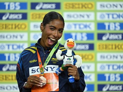 Mundial bajo techo: la colombiana Natalia Linares logra el bronce