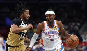 Gilgeous-Alexander anota 40 y el Thunder suma 11 victorias consecutivas en la NBA