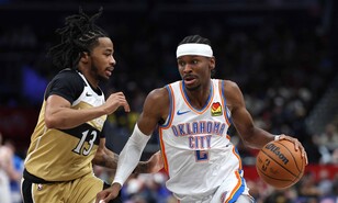 Gilgeous-Alexander anota 40 y el Thunder suma 11 victorias consecutivas en la NBA