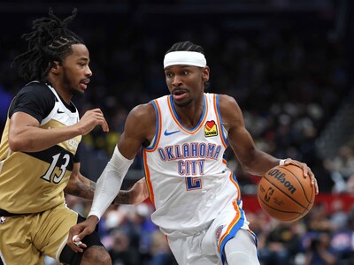 NBA: Gilgeous-Alexander anota 40 y el Thunder suma 11 al hilo