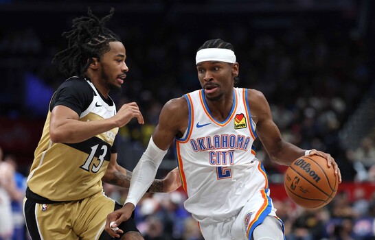 Gilgeous-Alexander anota 40 y el Thunder suma 11 victorias consecutivas en la NBA