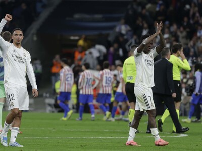 Real Madrid se ilusiona con doblete de Vinícius y gol de Valverde