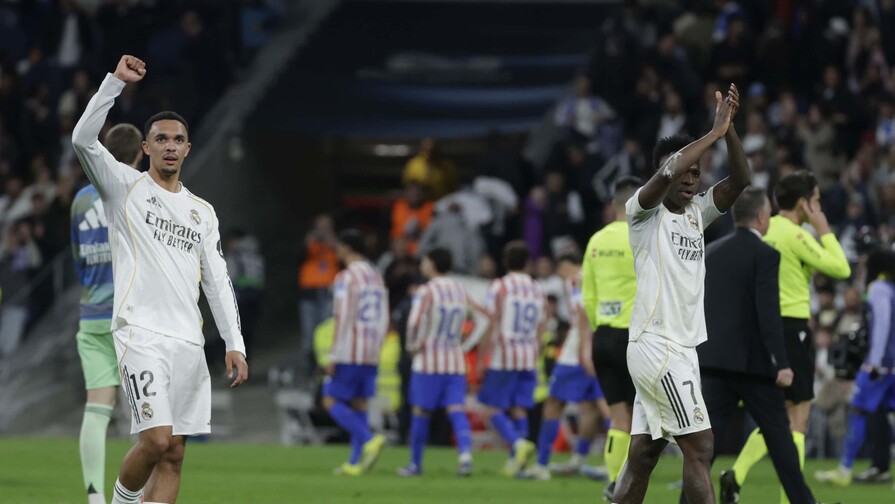 Otro doblete de Vinícius y un gol de Valverde impulsan al Real Madrid ante el Atlético Otro doblete de Vinícius y un gol de Valverde impulsan al Real Madrid ante el Atlético