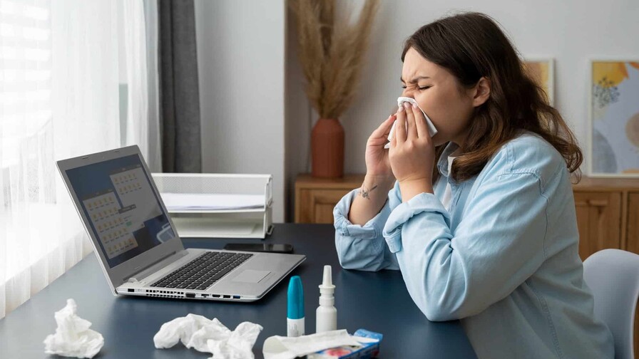 Sociedad de Neumolog&iacute;a: "Presencia de virus no ha parado, tenemos altas y bajas, seg&uacute;n el ambiente"