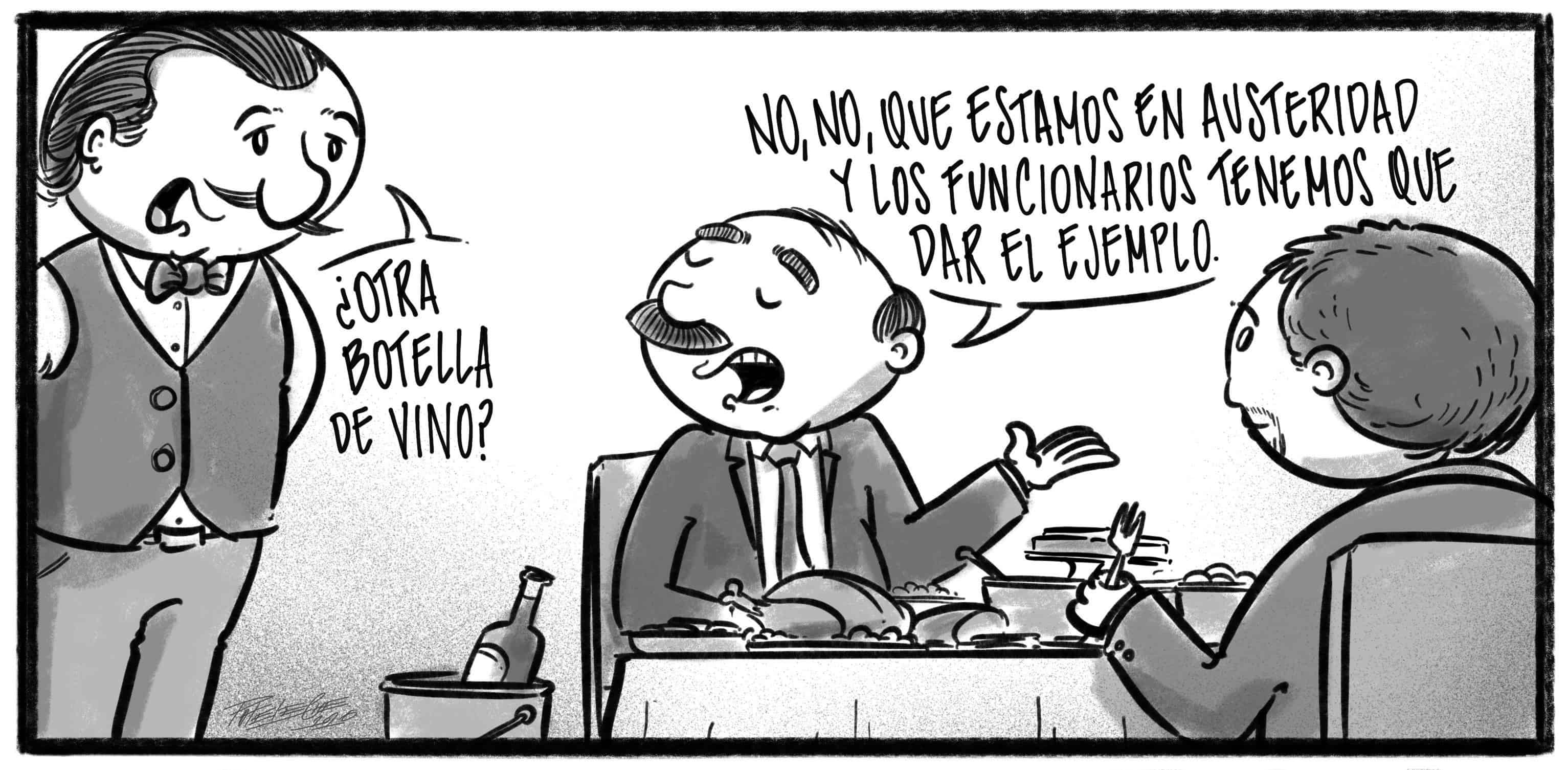 Caricatura de Noticiero Poteleche 24 marzo 2026