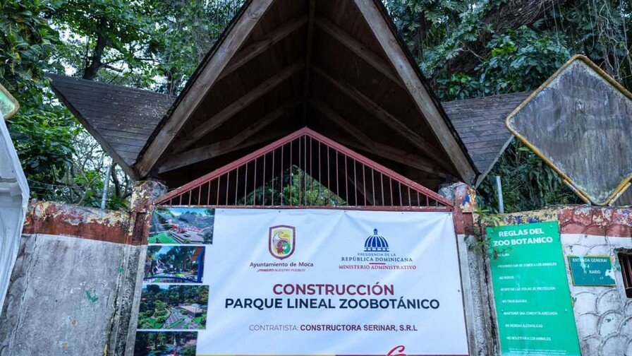 Gobierno inicia construcci&oacute;n del Parque Lineal ZooBot&aacute;nico Moca con inversi&oacute;n de RD$90 millones