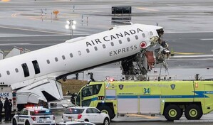 Aeropuerto LaGuardia de Nueva York reabre tras choque mortal entre avi&oacute;n y cami&oacute;n en pista