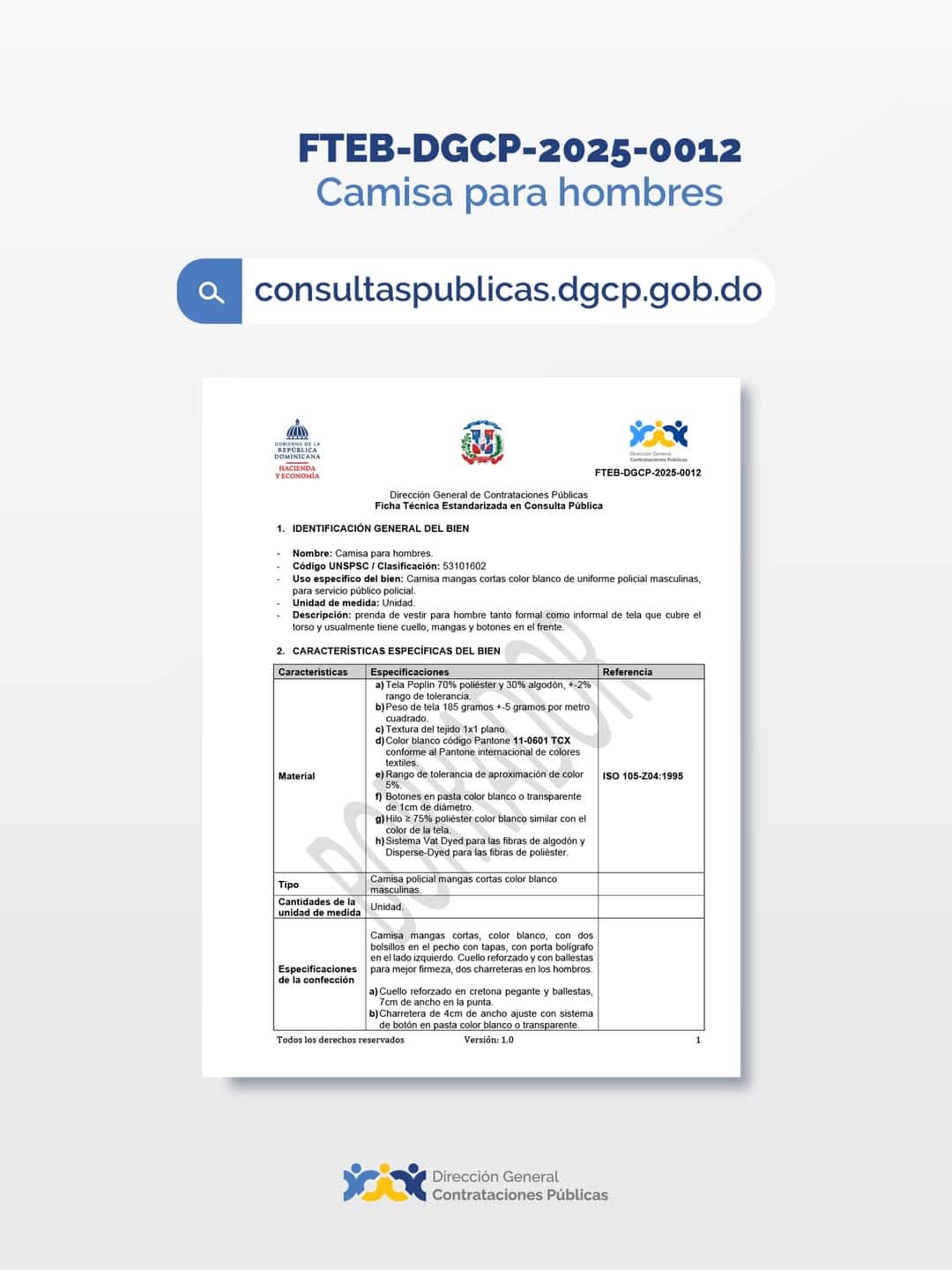 Pantal&oacute;n para hombres