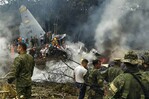 Accidente de avi&oacute;n militar deja 66 muertos en Colombia