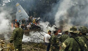 Aumenta a 66 la cifra de muertos en el accidente de avi&oacute;n militar en amazon&iacute;a colombiana