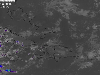 Clima en RD: Aguaceros este miércoles por incidencia de vaguada