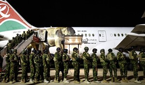 Kenia recibe un grupo de 208 polic&iacute;as que participaron en misi&oacute;n de seguridad internacional en Hait&iacute;