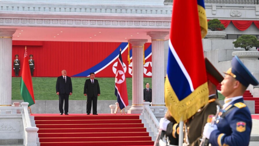 El presidente de Bielorrusia visita por primera vez Corea del Norte El presidente de Bielorrusia visita por primera vez Corea del Norte