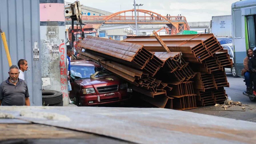 Los accidentes de camiones volcados en el kil&oacute;metro 9 de la autopista Duarte se repiten cada a&ntilde;o