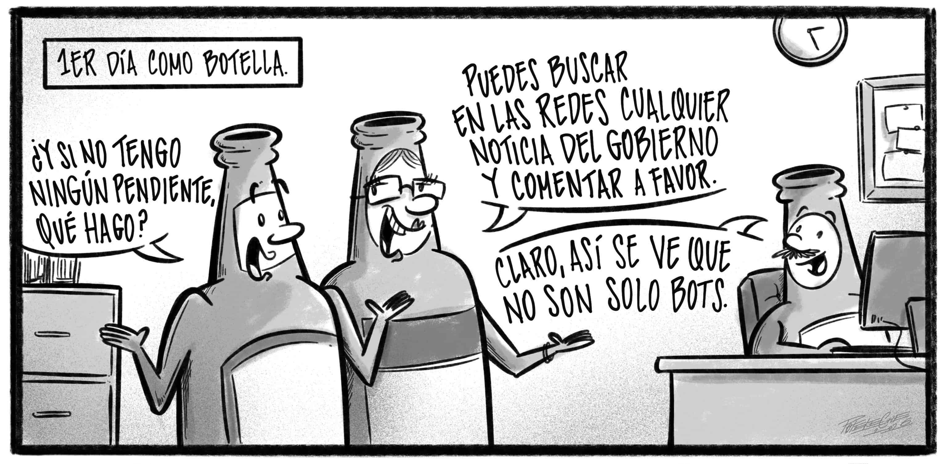 Caricatura de Noticiero Poteleche 27 marzo 2026