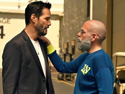 La visita del actor Keanu Reeves a Boca Chica