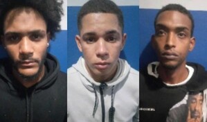 Polic&iacute;a captura tres hombres tras asalto a colmado en Salcedo; persigue a un cuarto implicado
