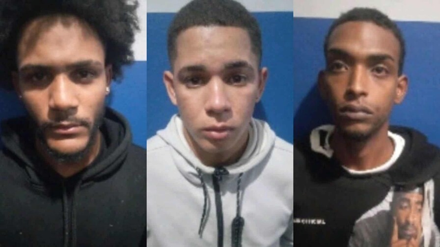 Polic&iacute;a captura tres hombres tras asalto a colmado en Salcedo; persigue a un cuarto implicado