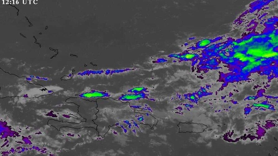 El Indomet prev&eacute; continuidad de aguaceros este viernes con 16 provincias en alerta verde