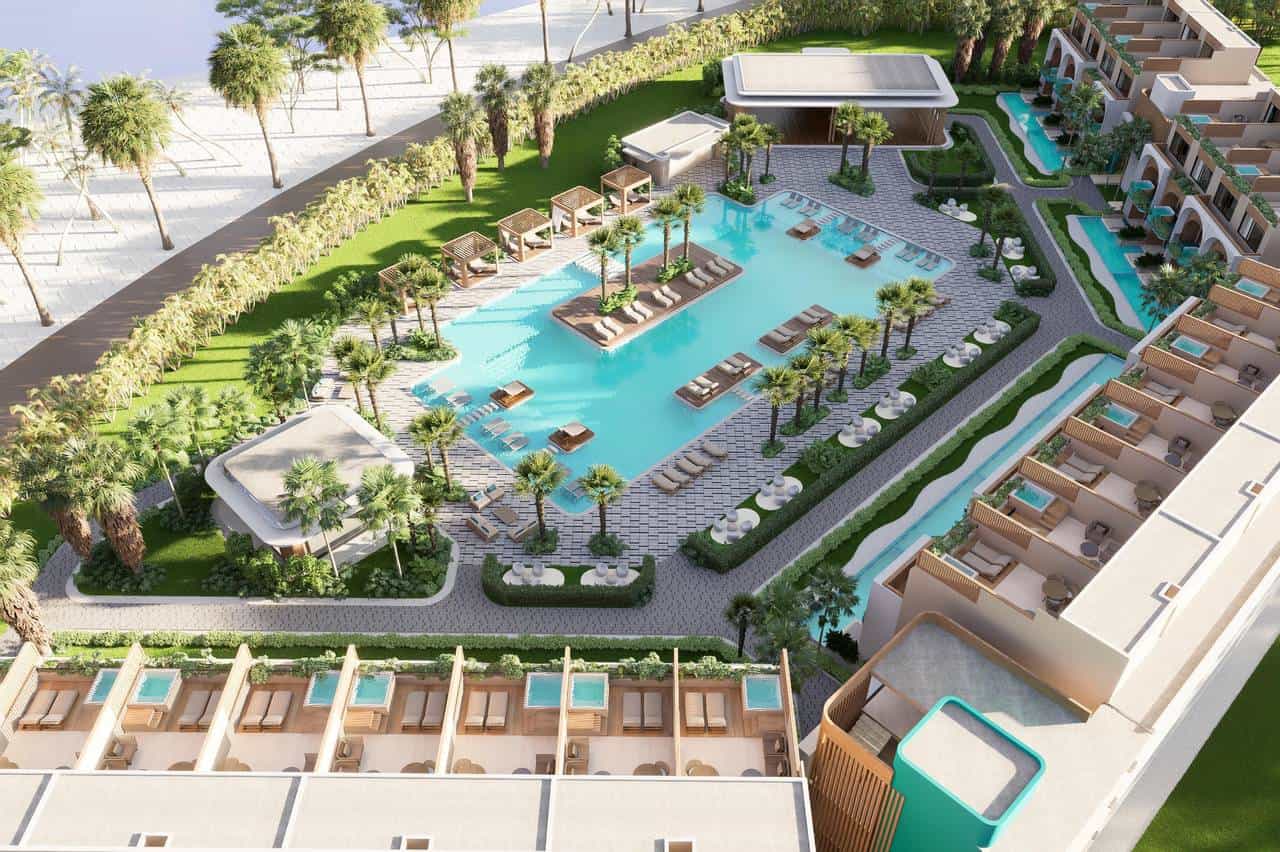 Ilustraci&oacute;n de las instalaciones de Hilton en Las Terrenas.