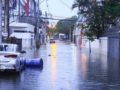 El COE coloca a 09 provincias y el DN en alerta verde por lluvias