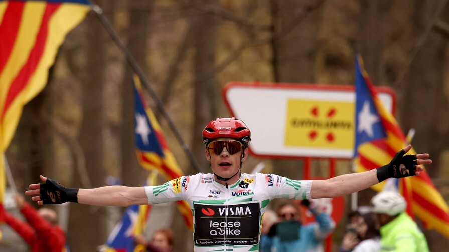 Vingegaard gana la penúltima etapa en Cataluña y acaricia el título Vingegaard gana la penúltima etapa en Cataluña y acaricia el título