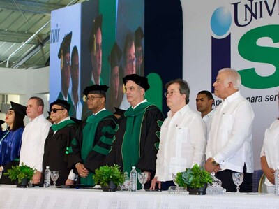 Abinader encabeza primera graduación de la Universidad ISA en Bohechío