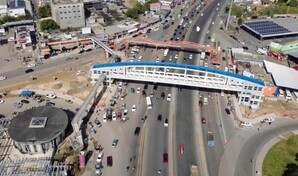 Gobierno informa desv&iacute;os por retiro puente peatonal en el Km. 9 de la Duarte la noche del domingo