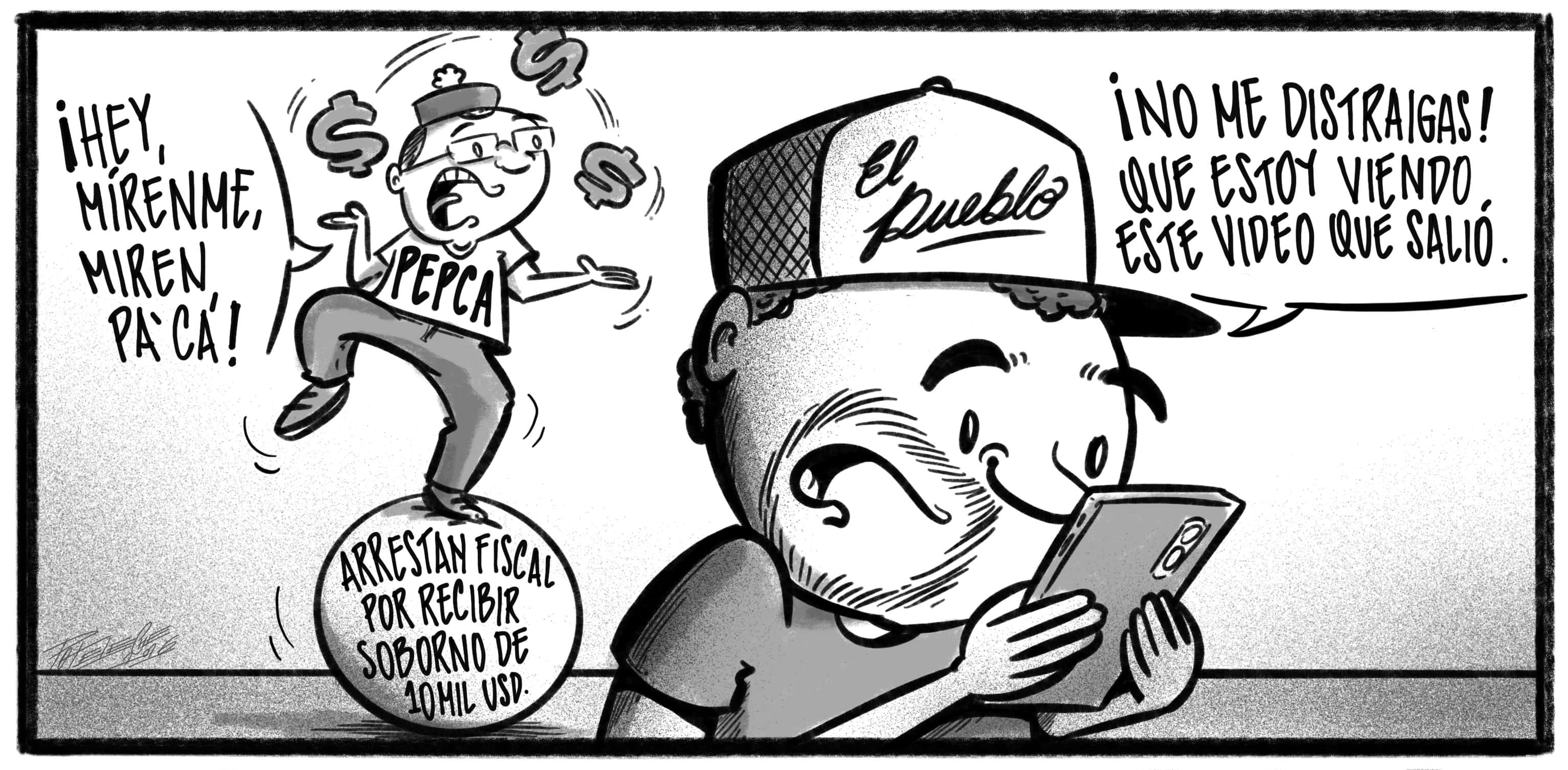 Caricatura de Noticiero Poteleche 30 marzo 2026