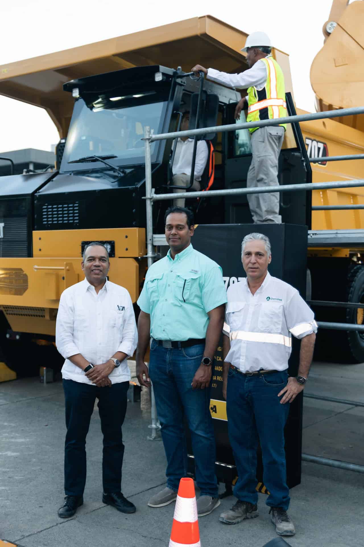 Luis Santana, M&aacute;ximo Ortiz y Guillermo Aponte.