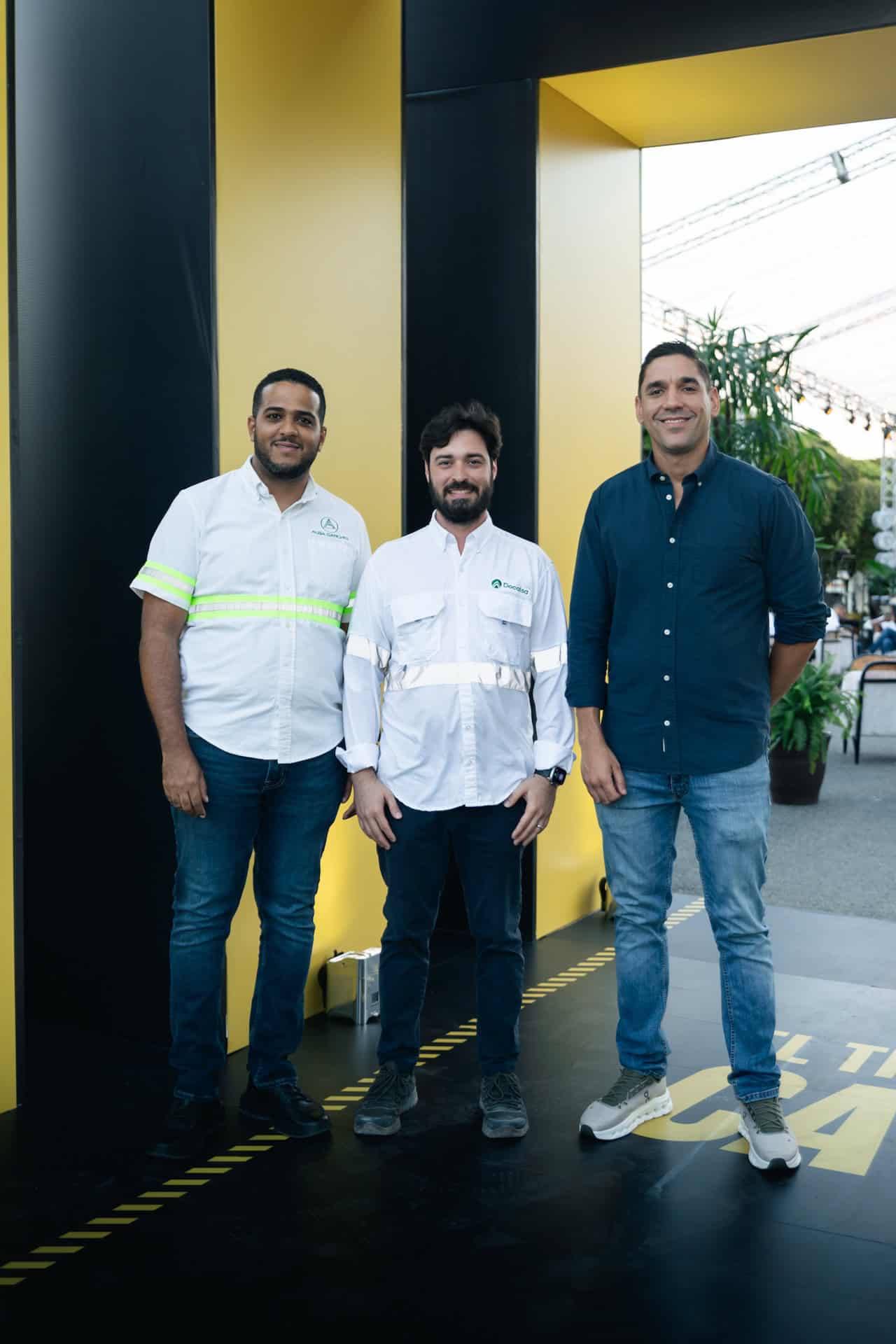  Reinaldo Polanco, Guillermo Aponte y Miguel Jim&eacute;nez.