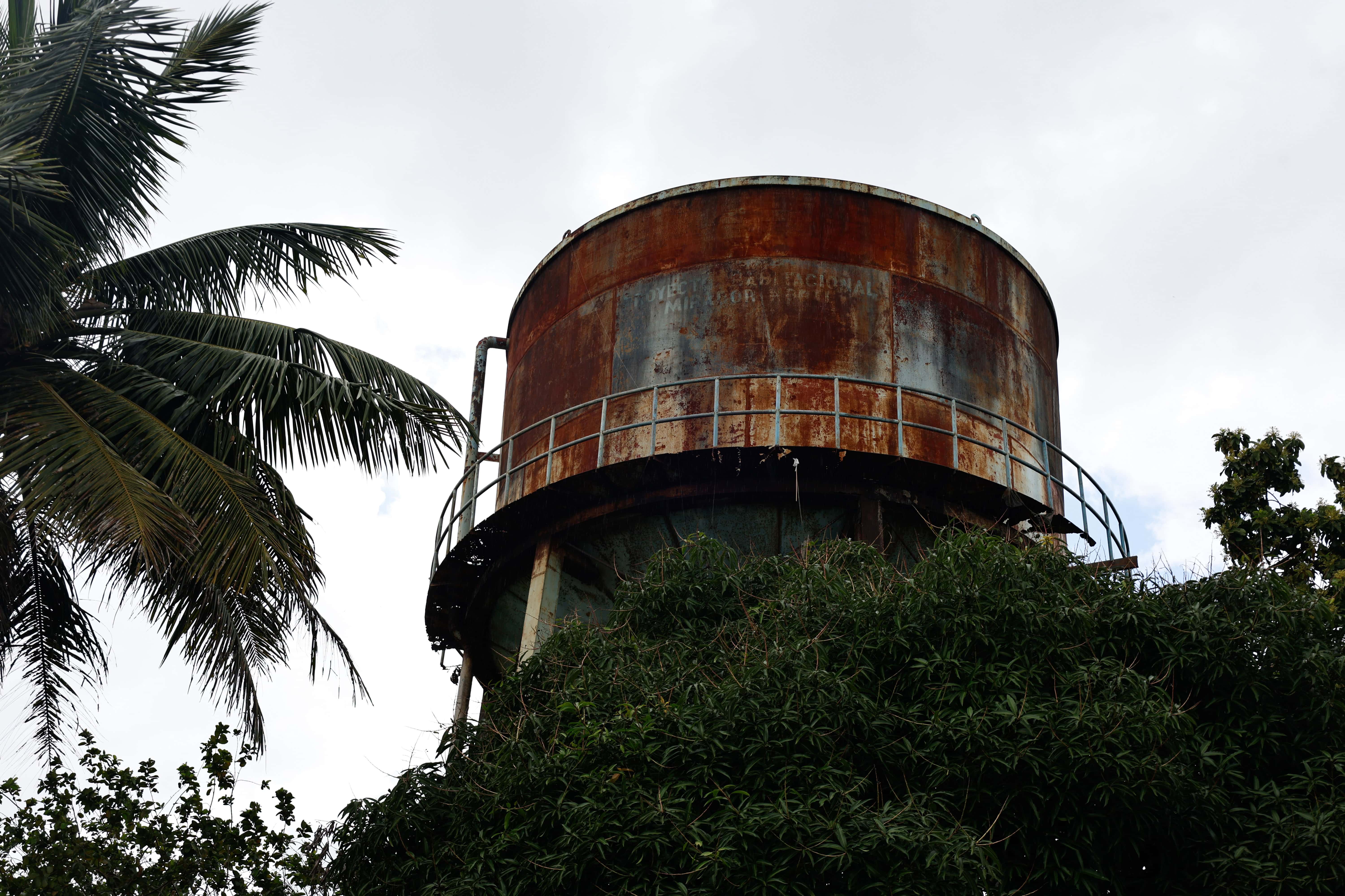 Tanque en Mirador Norte.