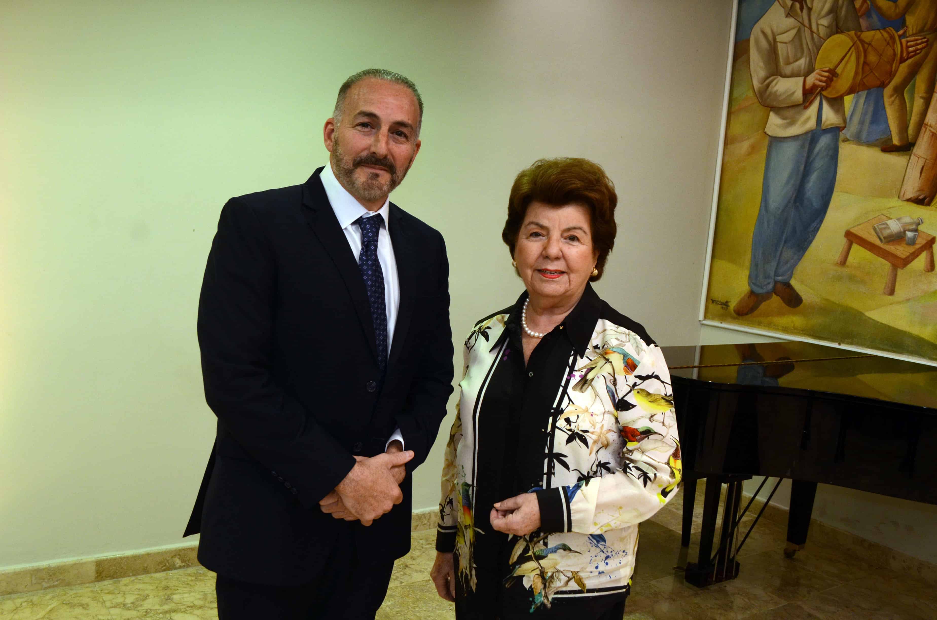 Marcos Brador e Ingrid de Feris.