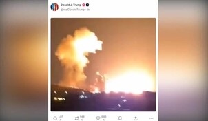 Trump comparte video de ataque militar masivo sin detallar ubicaci&oacute;n