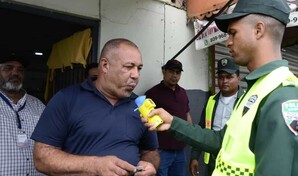 Intrant y Digesett supervisan paradas interurbanas en Santiago previo a Semana Santa