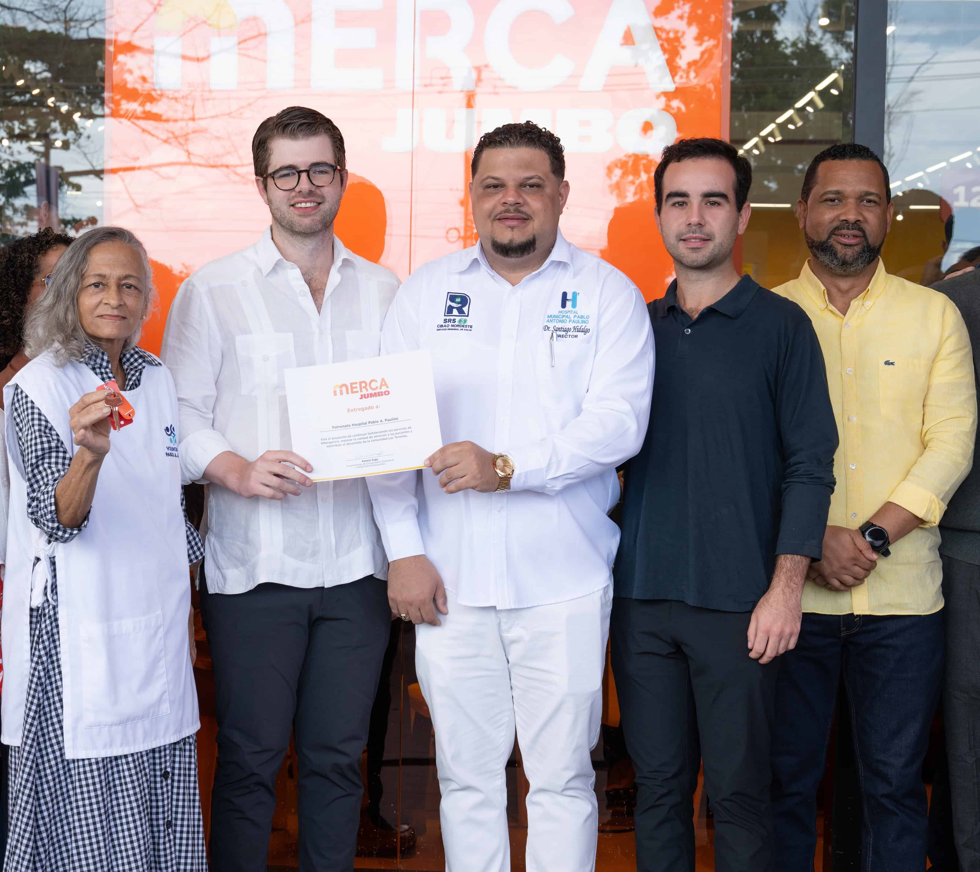 Nancy Espino, Rodrigo González, Santiago Hidalgo, José Ricardo Feris y Eduardo Polanco.